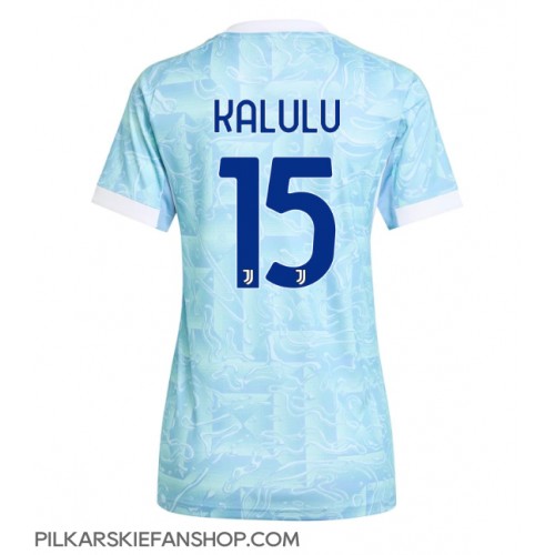 Koszulka piłkarska Juventus Pierre Kalulu #15 Strój wyjazdowy dla kobiety 2025-26 tanio Krótki Rękaw Koszulka piłkarska Juventus Pierre Kalulu #15 Strój wyjazdowy dla kobiety 2025-26 tanio Krótki Rękaw